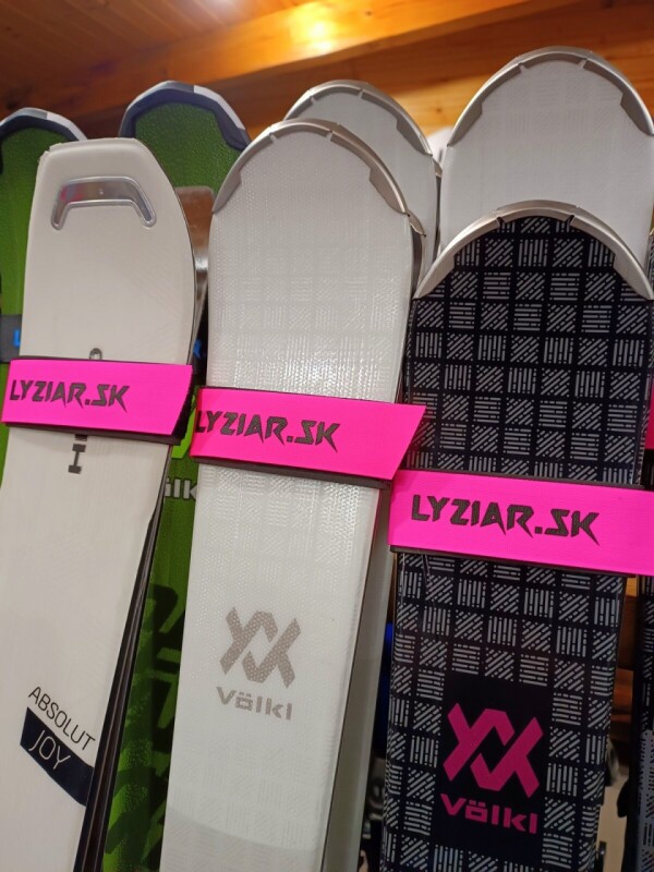 PÁSKA NA LYŽE LYZIAR.SK RUŽOVÁ 4CM